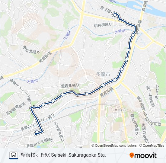 桜62  Line Map