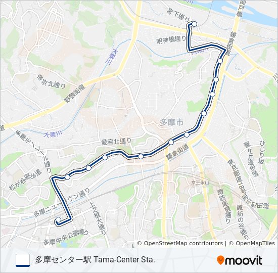 桜62 バスの路線図