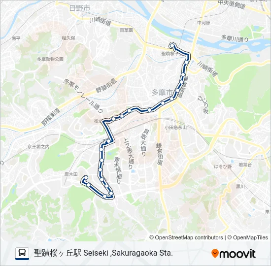 桜63  Line Map