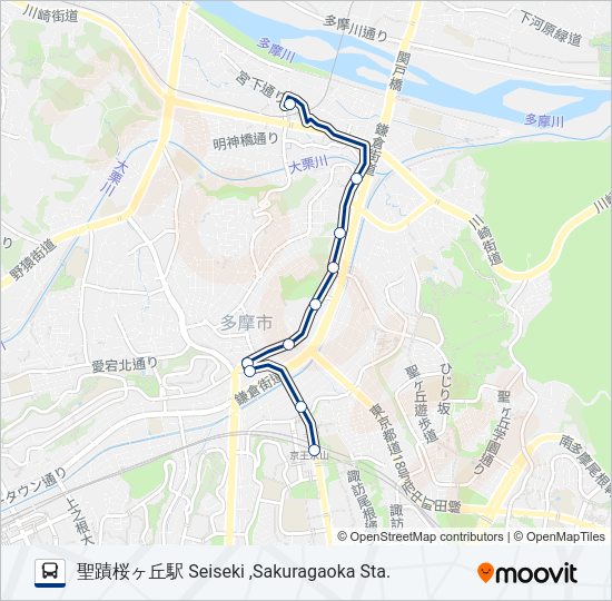 桜64  Line Map