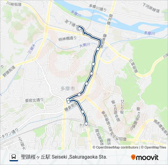 桜64 の路線図