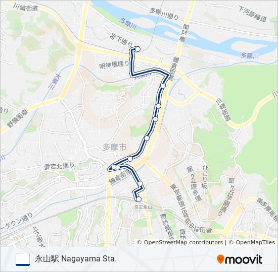 桜64 バスの路線図