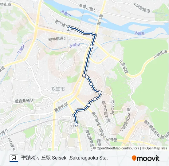 桜65  Line Map
