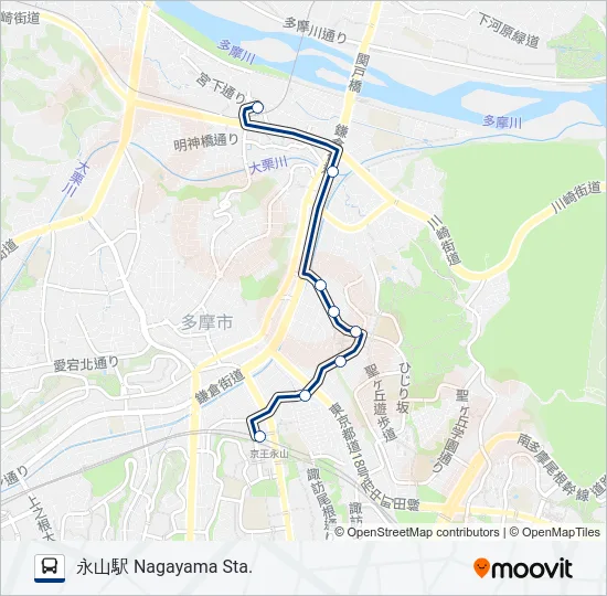 桜65 の路線図