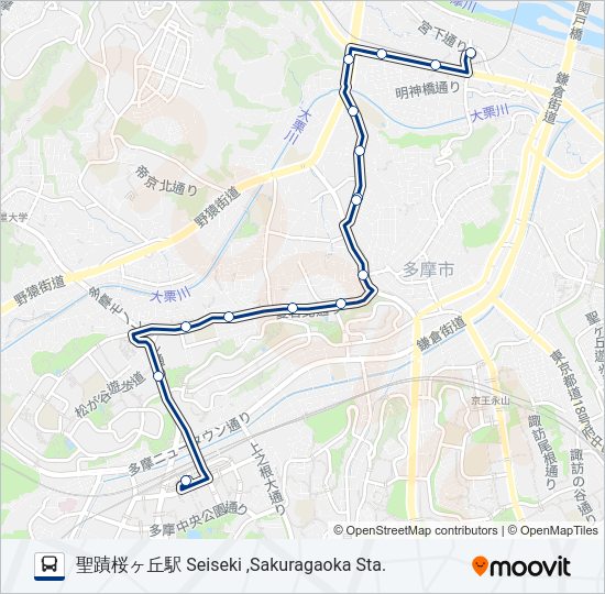 桜72  Line Map