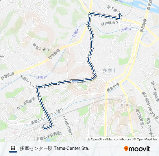桜72 の路線図