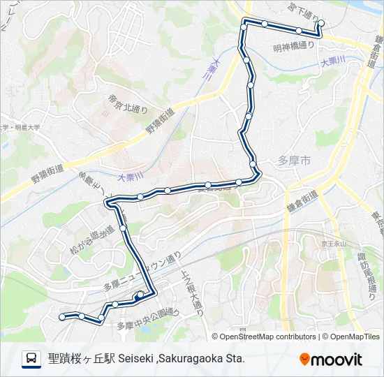 桜73  Line Map