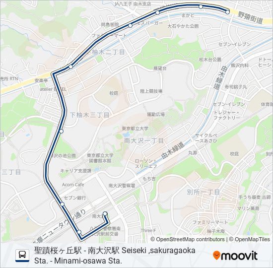 桜80 bus Line Map