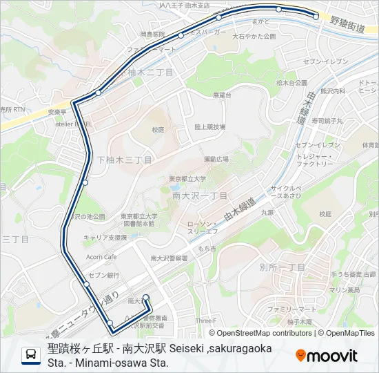 桜80 の路線図