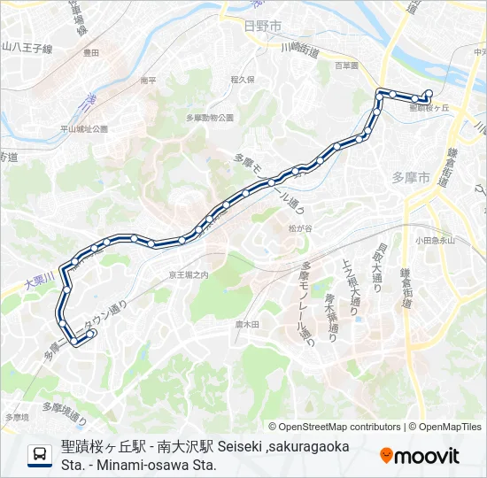 桜80 の路線図