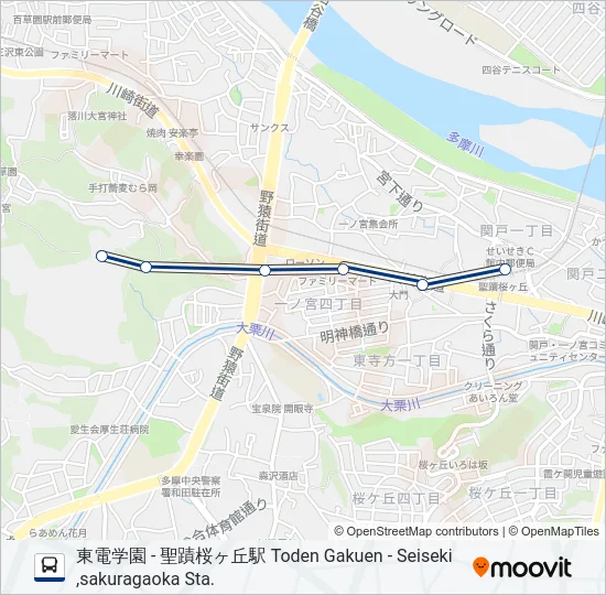 桜81  Line Map