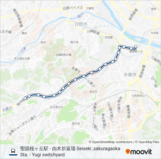 桜83 の路線図