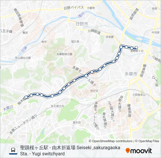 桜83  Line Map
