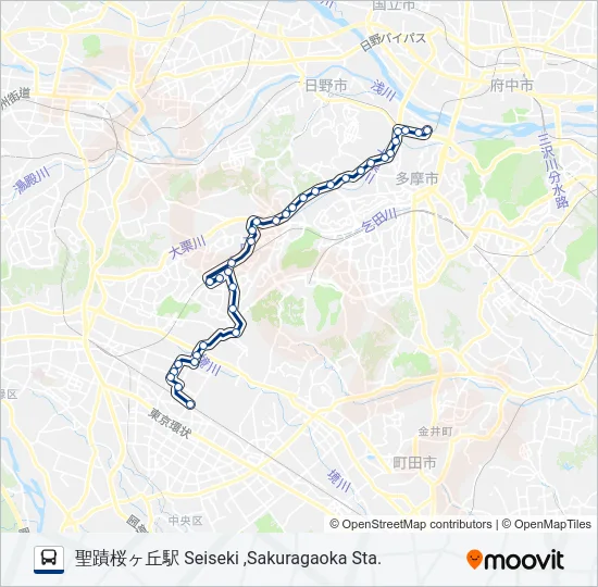 桜84  Line Map
