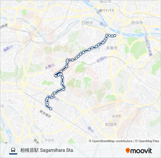 桜84  Line Map