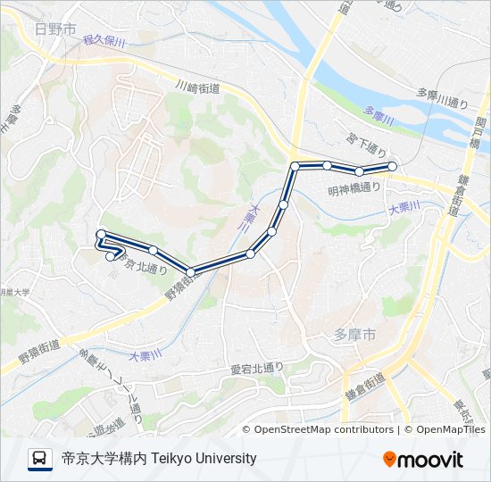 桜87 bus Line Map