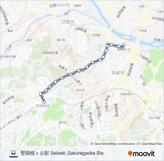 桜88  Line Map
