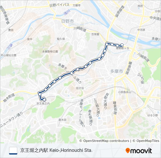 桜88 バスの路線図