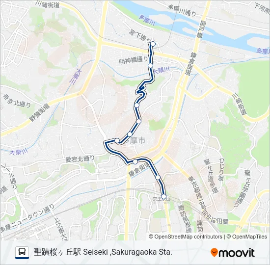 桜92  Line Map