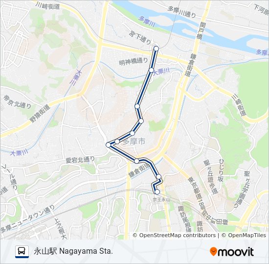 桜92 bus Line Map