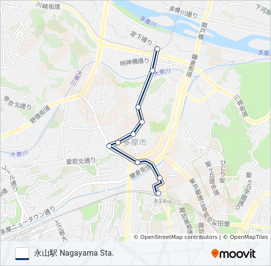 桜92 バスの路線図