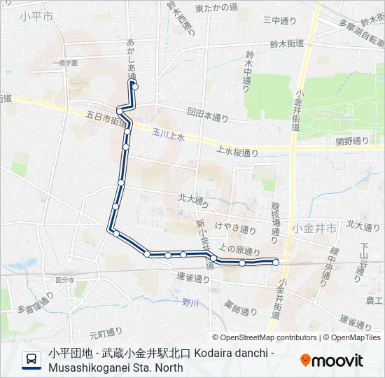 武41  Line Map