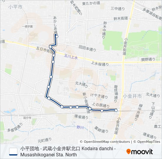 武41 bus Line Map