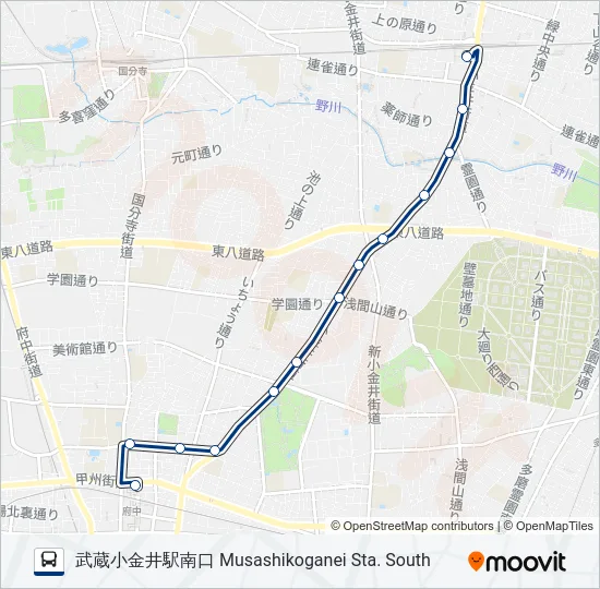 武71 の路線図