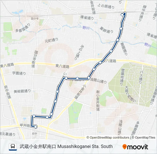 武73  Line Map