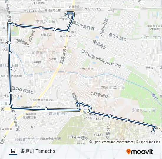 武84  Line Map
