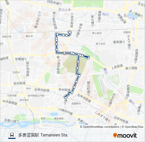 武85 の路線図