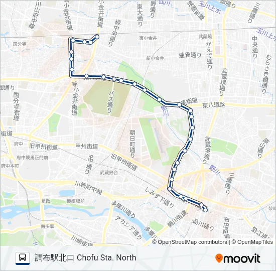 武93  Line Map