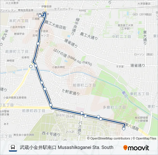 武94  Line Map