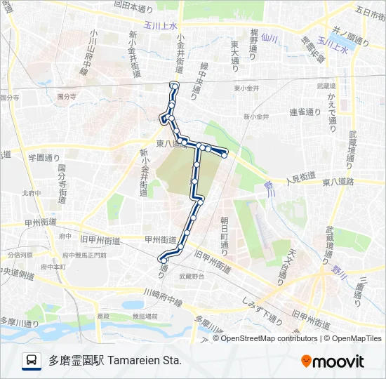 武95  Line Map