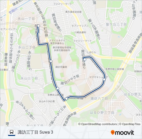 永12 バスの路線図