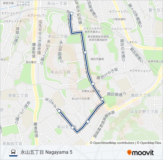 永13 bus Line Map