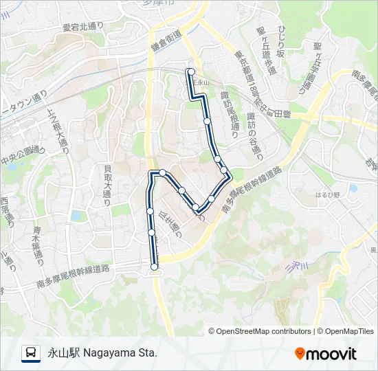 永14 の路線図
