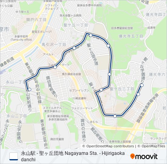 永34 bus Line Map