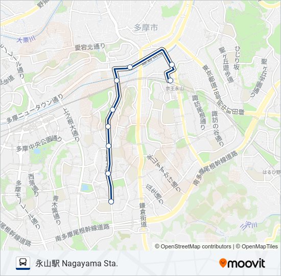 永66 bus Line Map