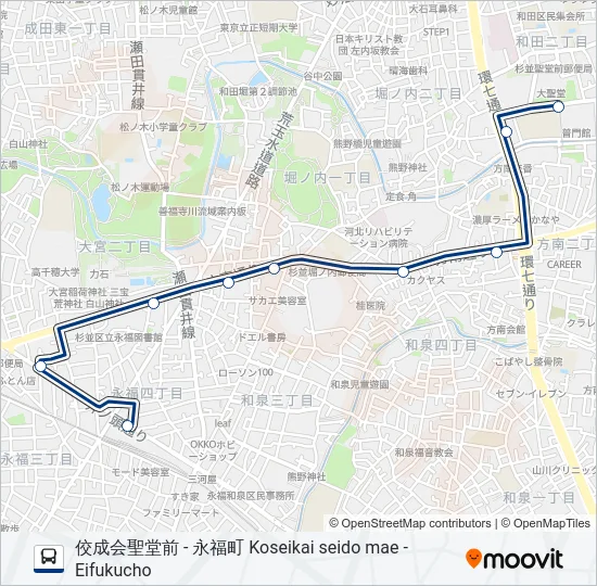 永70  Line Map