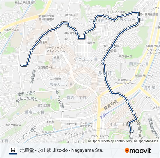永71 bus Line Map