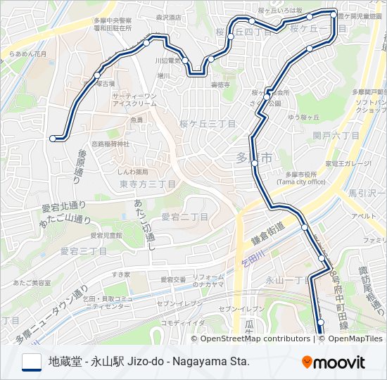 永71 bus Line Map