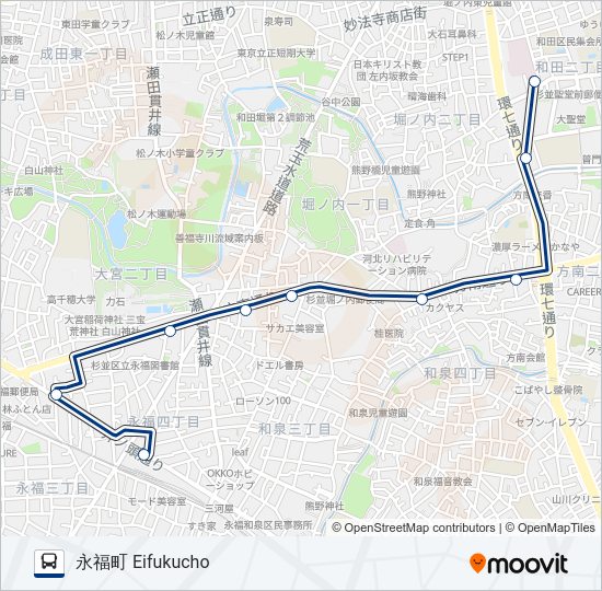 永72  Line Map