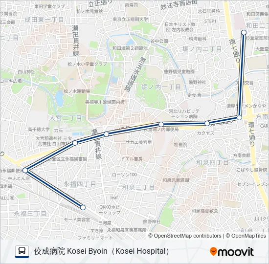 永72  Line Map