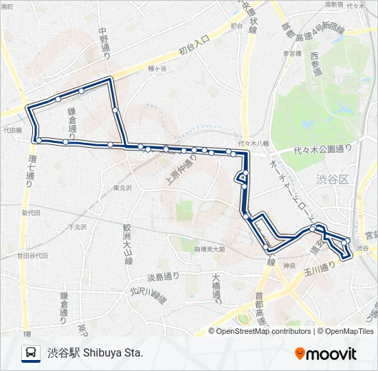 渋60  Line Map