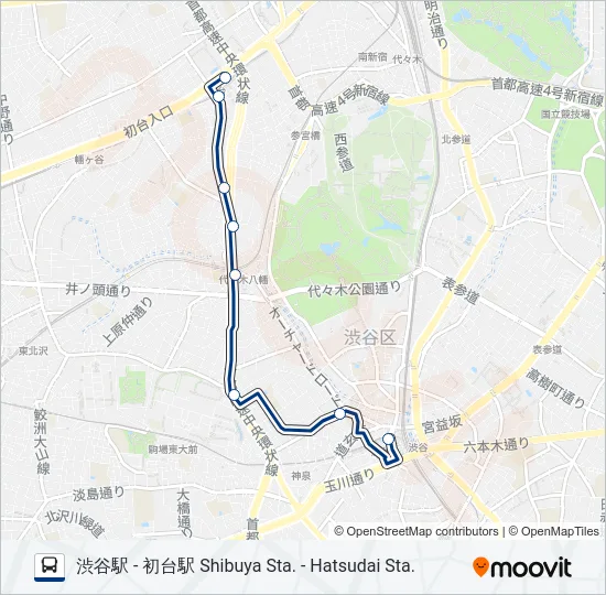 渋61  Line Map