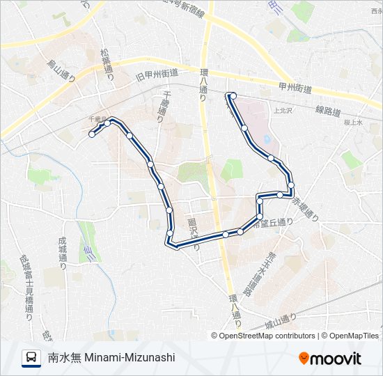 烏51  Line Map