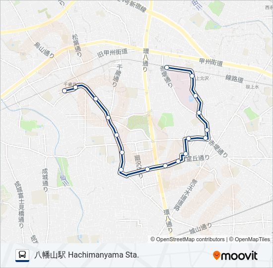 烏51  Line Map