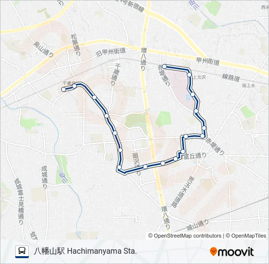 烏51  Line Map