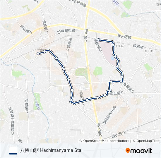 烏51 bus Line Map
